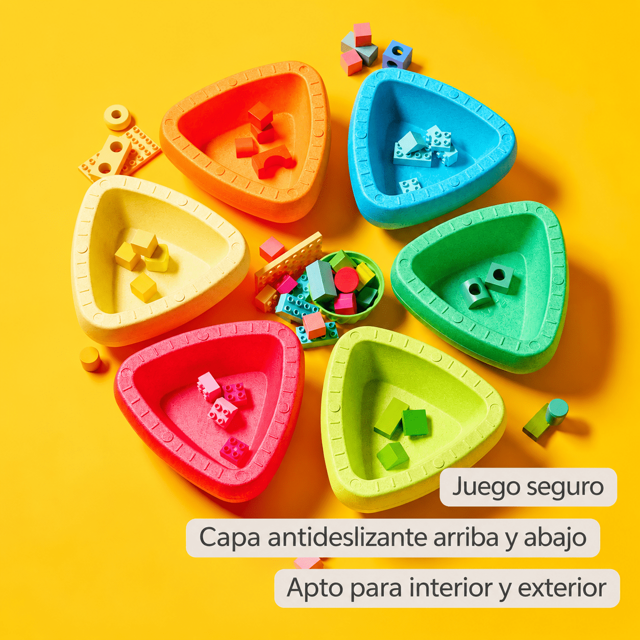 Piedras de equilibrio - 50 cm - Multicolor - Imagen 3