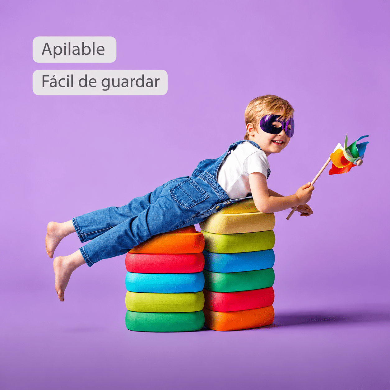 Piedras de equilibrio - 50 cm - Multicolor - Imagen 7