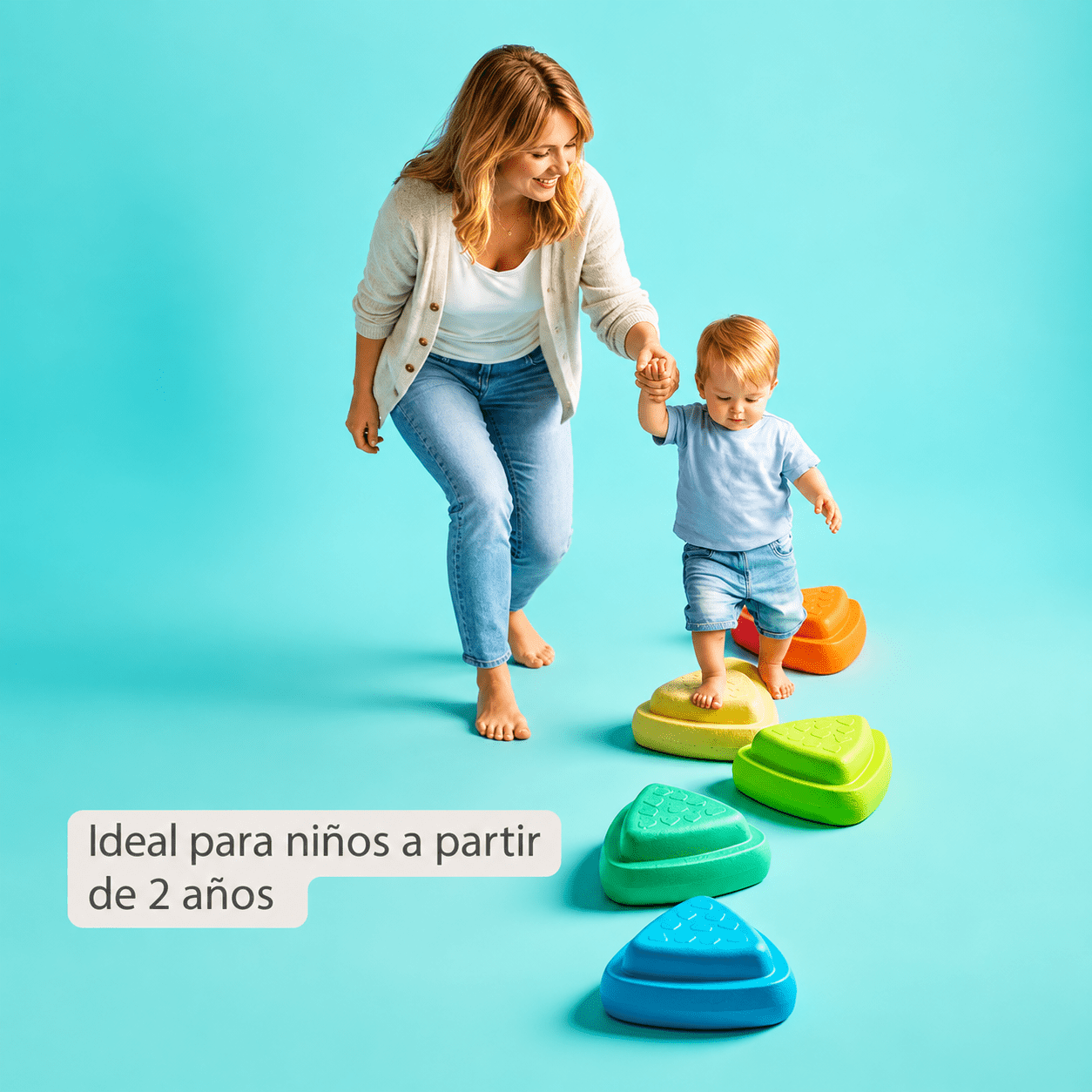 Piedras de equilibrio - 50 cm - Multicolor - Imagen 6
