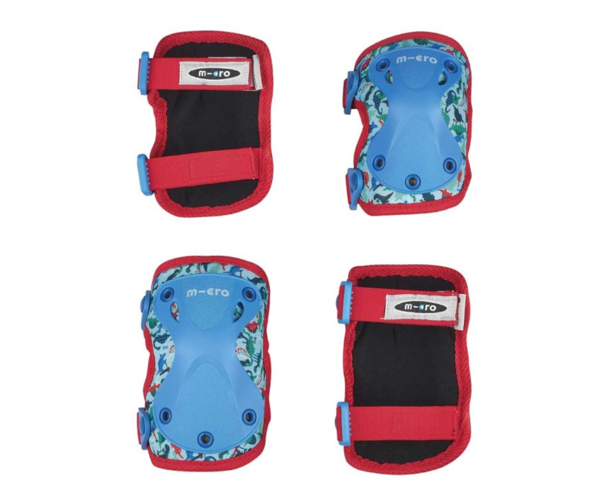 Pack Rodilleras y Coderas DINOSAURIO - Talla S - Imagen 2