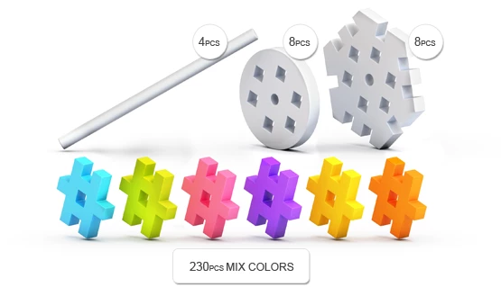 Meli BASIC CONSTRUCTOR TRAVEL BOX 250pcs - Imagen 2
