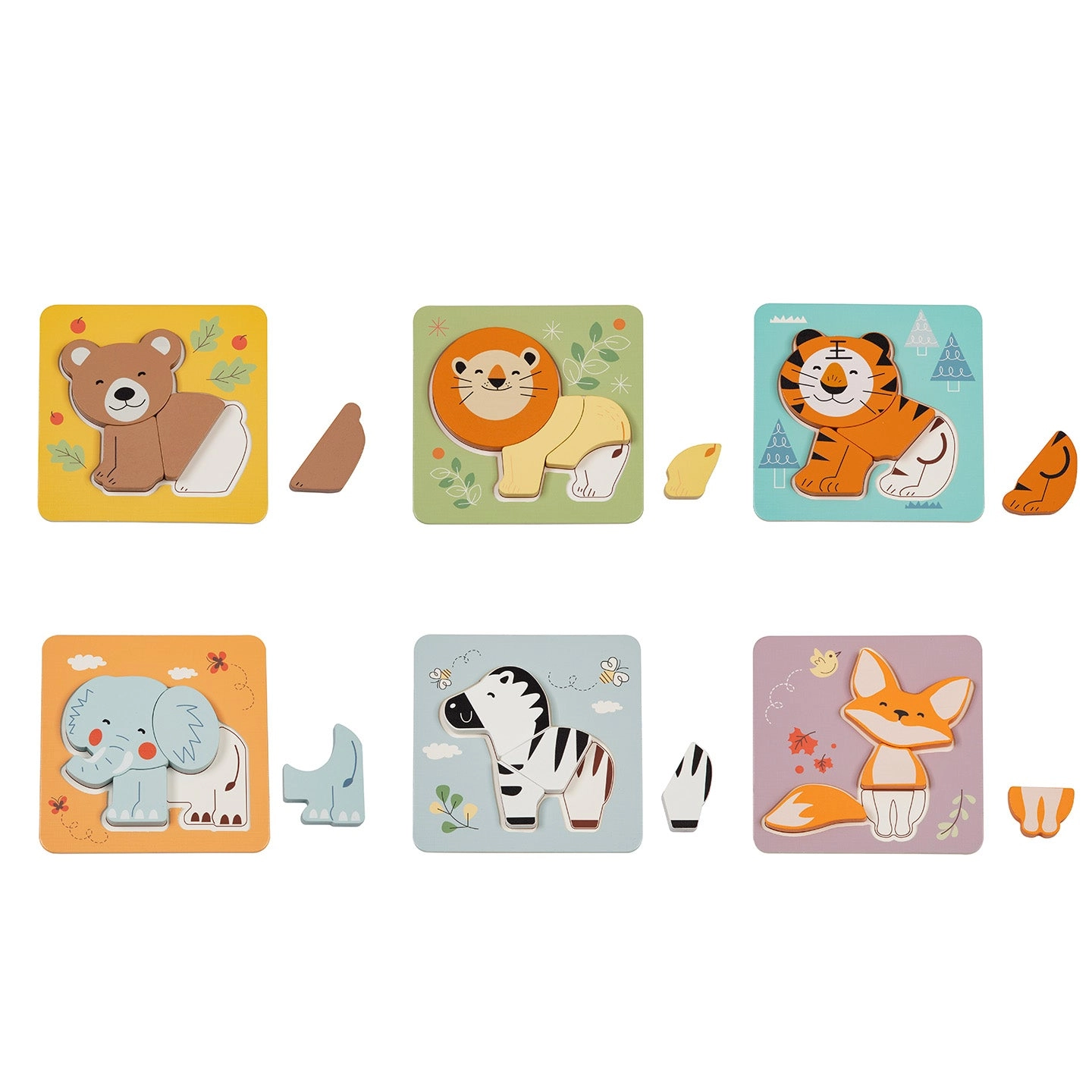 Set de puzzles BusyKids “Animales” - Imagen 7