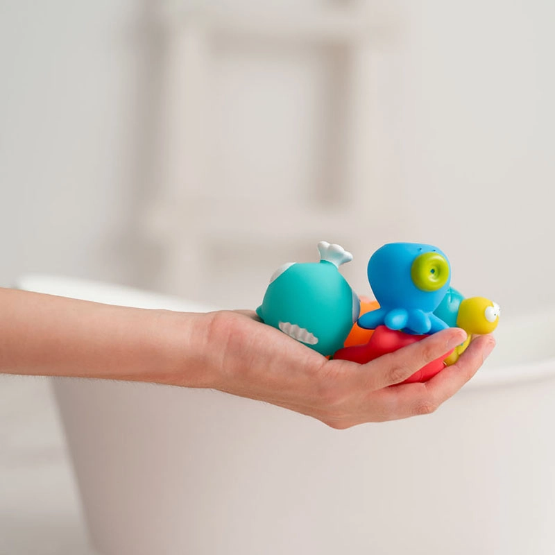 Bote 9 juguetes baño - Imagen 3