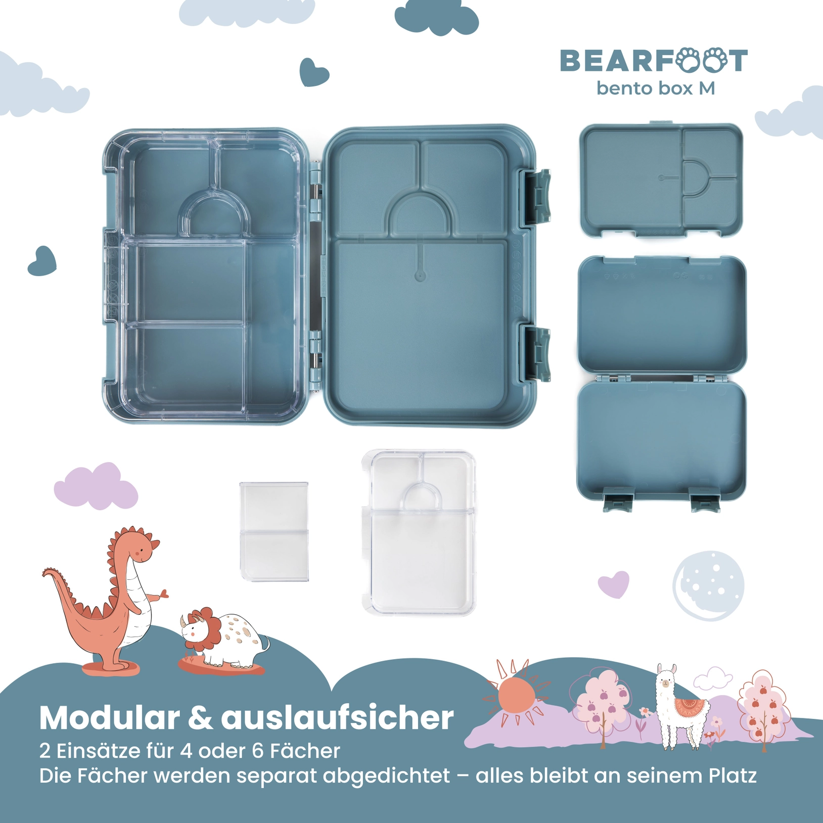 Bento Box Bento Box - 950ml - Mono - Imagen 2