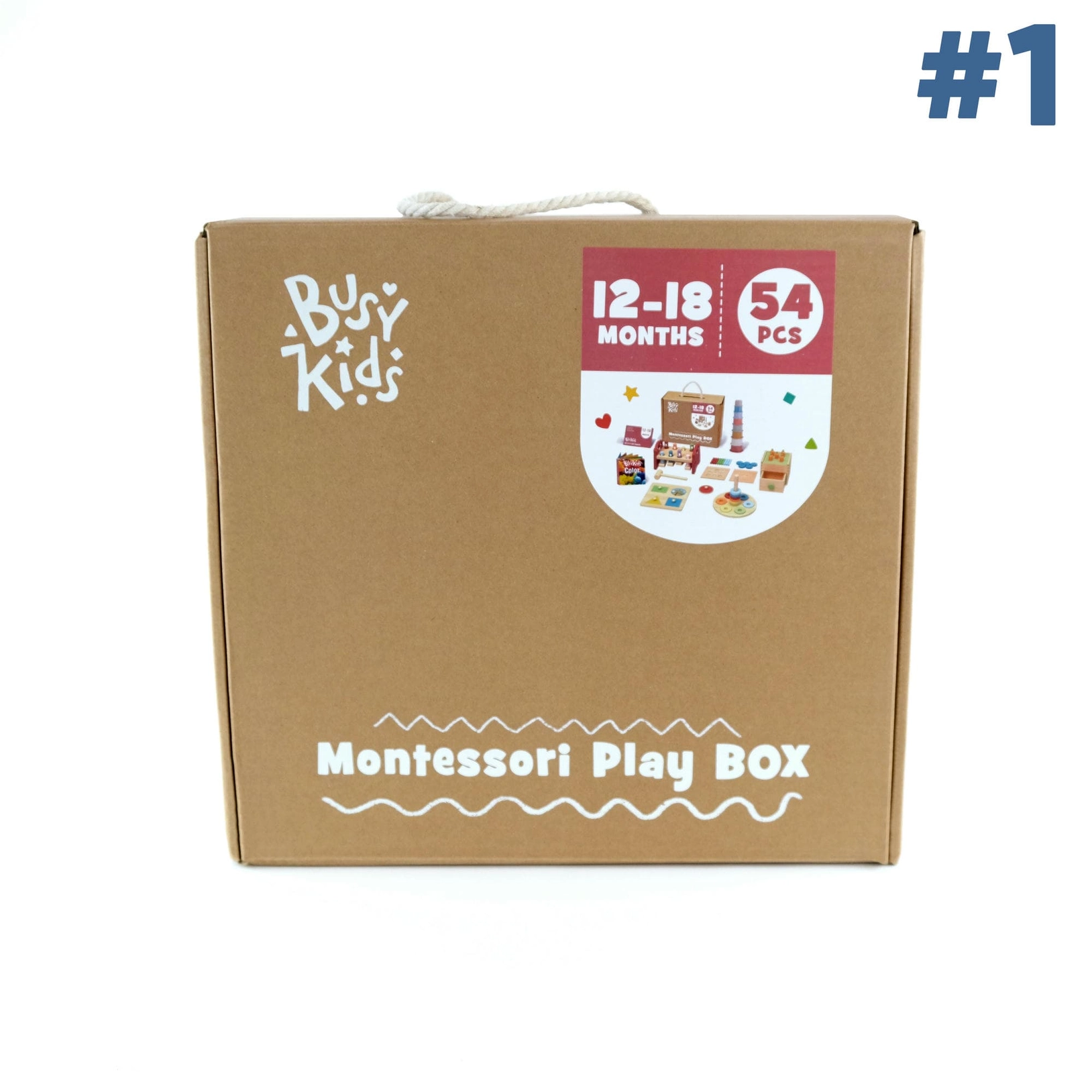 Set Montessori BusyKids para niños de 12 a 18 meses - Imagen 2