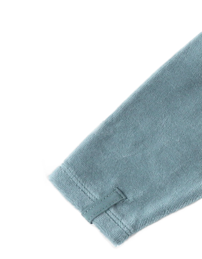 Pelele de terciopelo Dino Aqua para bebé - Imagen 2