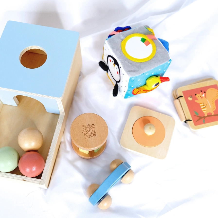 Set Montessori BusyKids para bebés de 6 a 12 meses - Imagen 11