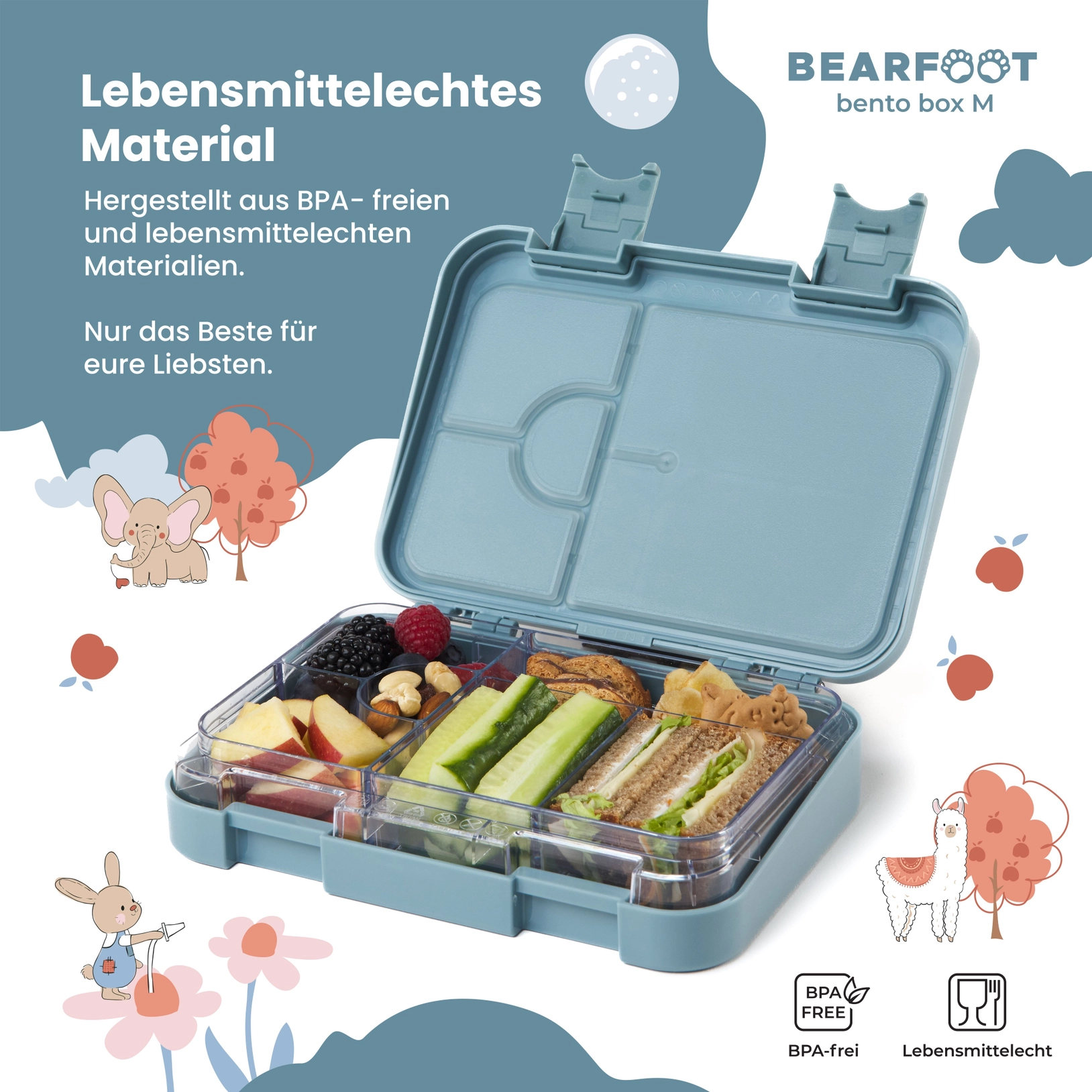 Bento Box Bento Box - 950ml - Mono - Imagen 4