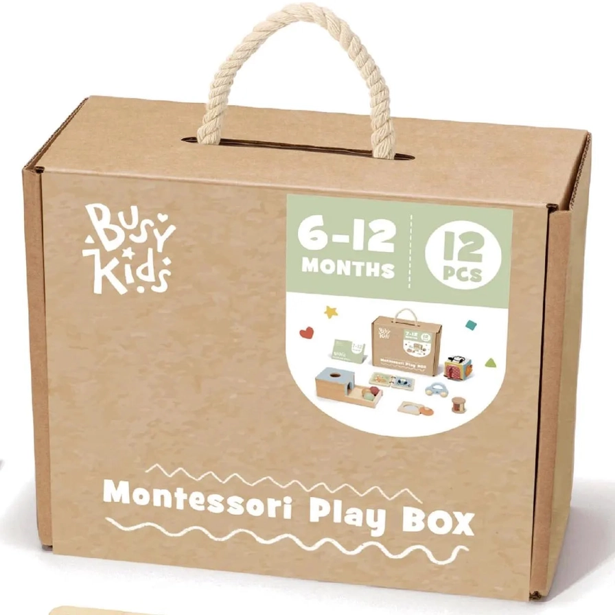 Set Montessori BusyKids para bebés de 6 a 12 meses - Imagen 2