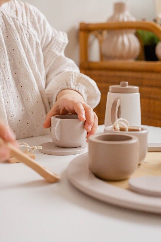 Juego de té - Almendra - Imagen 4
