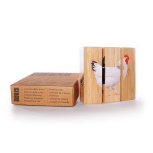 NWB - Puzzle 3 bloques - Animales de Granja