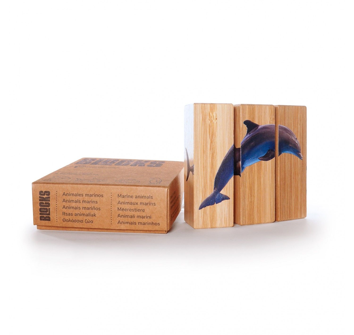 NWB - Puzzle 3 bloques - Animales Marinos