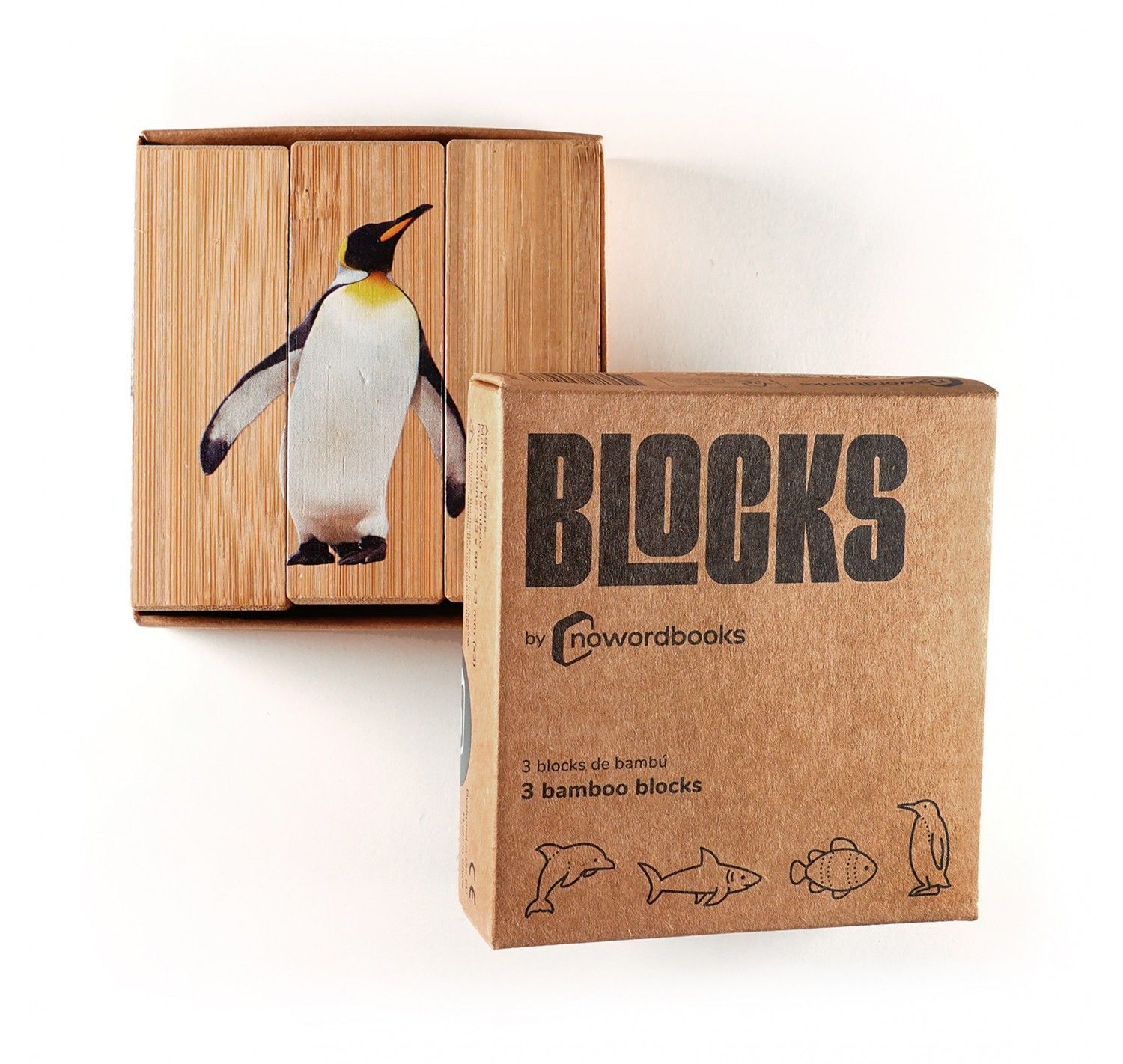 NWB - Puzzle 3 bloques - Animales Marinos - Imagen 2