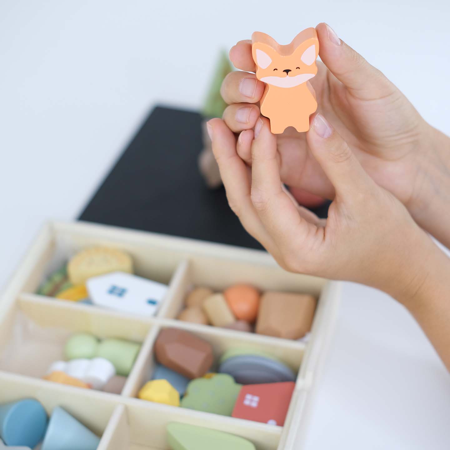 Set de figuras de madera Montessori «El set del bosque» - Imagen 8