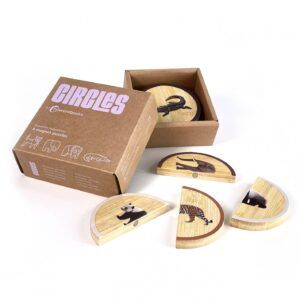 NWB - Puzzle Círculos - Animales Salvajes