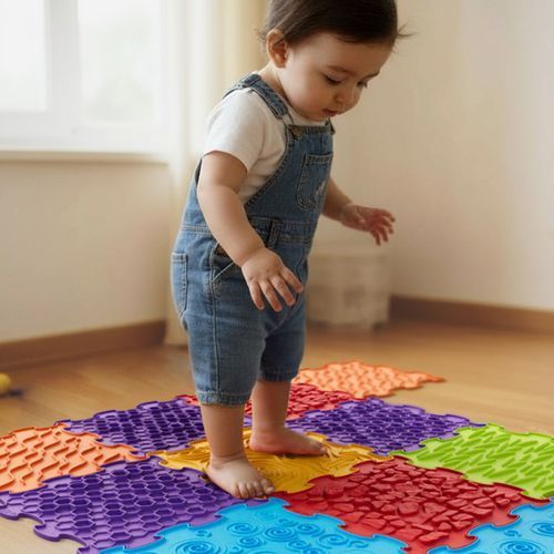 Soft Bibi SENSORY MATS 6pcs - Imagen 3
