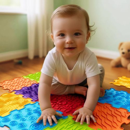 Soft Bibi SENSORY MATS 6pcs - Imagen 2