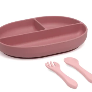 plato de silicona con ventosa